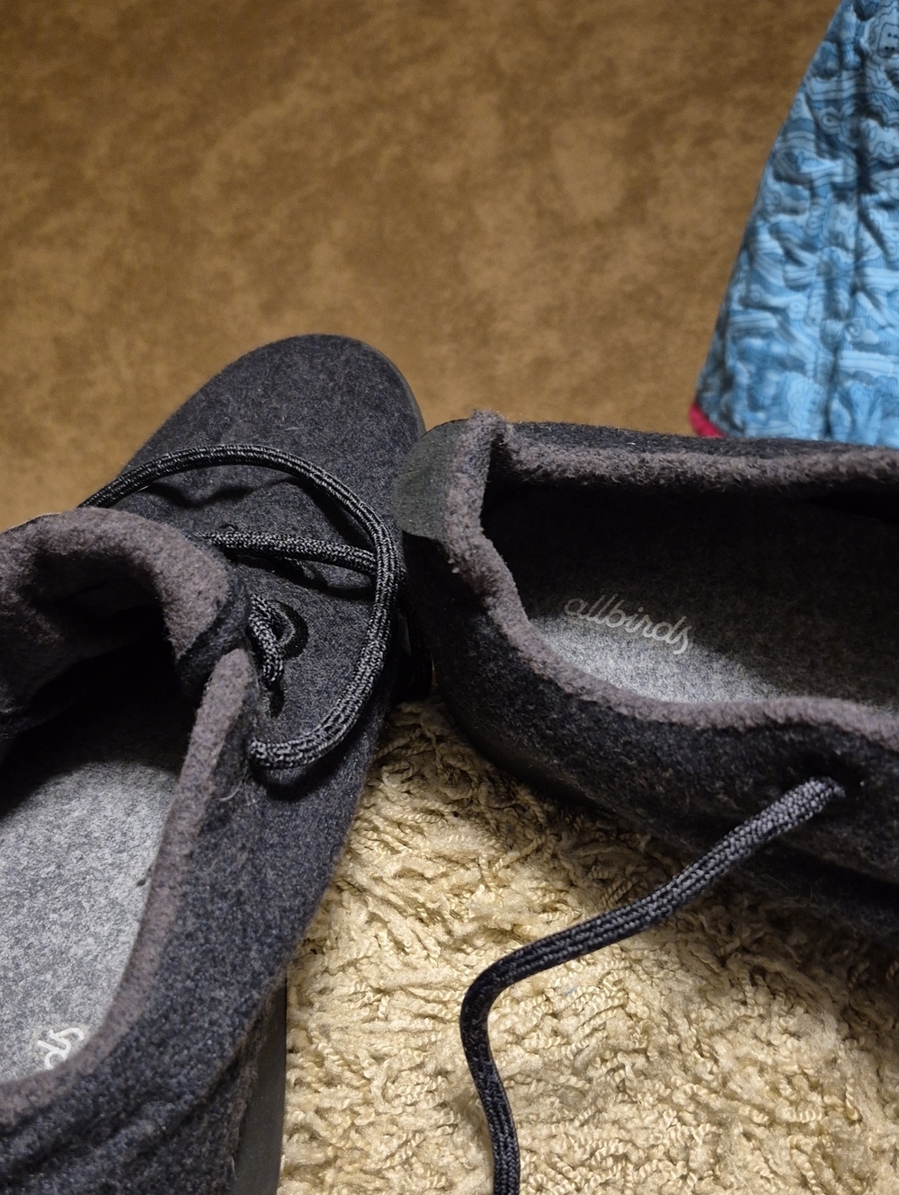 allbirds Men’s Charcoal Wool Lace Up Shoes Size M13